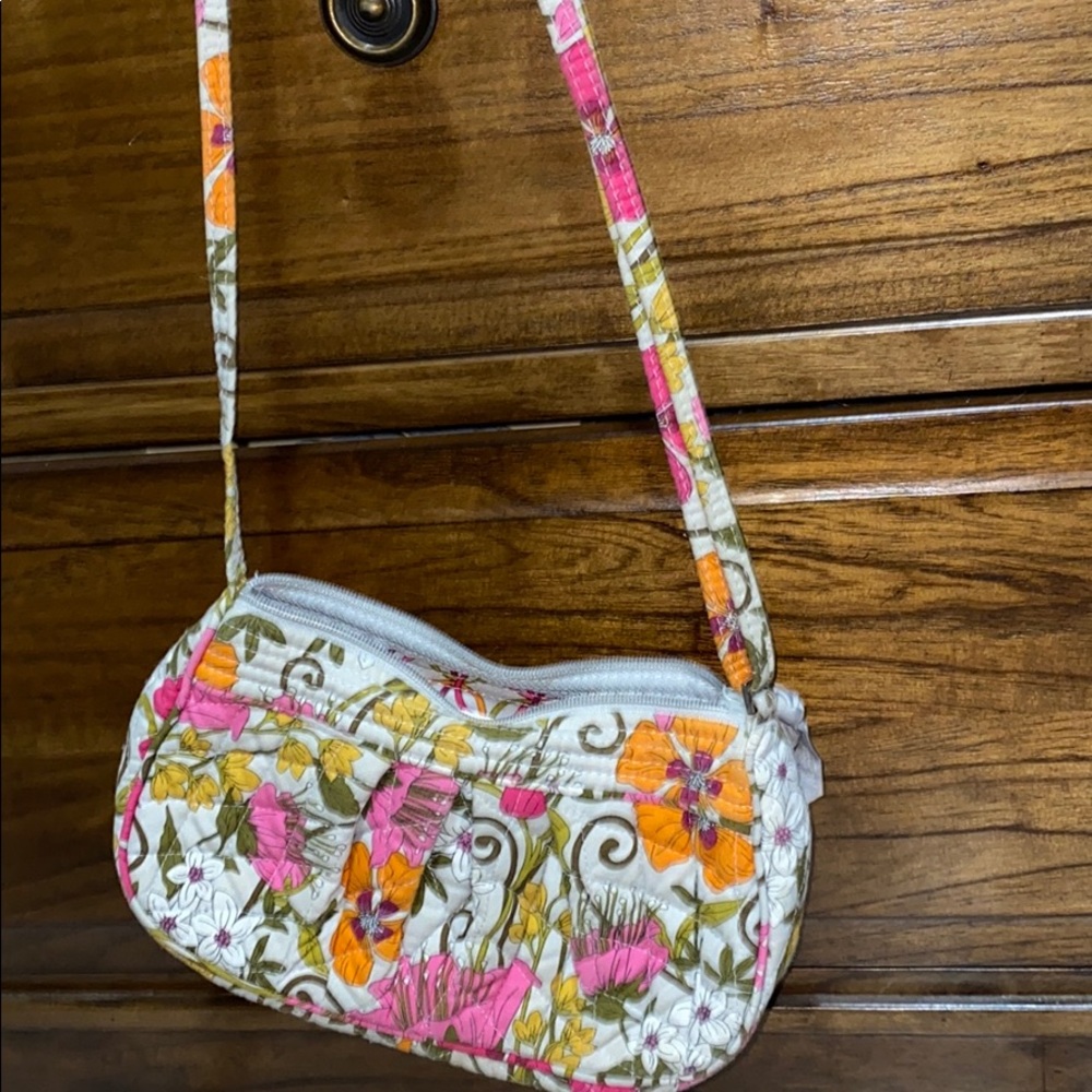 Vera Bradley Frannie Bag Crossbody Tea Garden